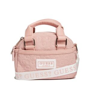 New Guess Mini Faux-Leather Logo Satchel